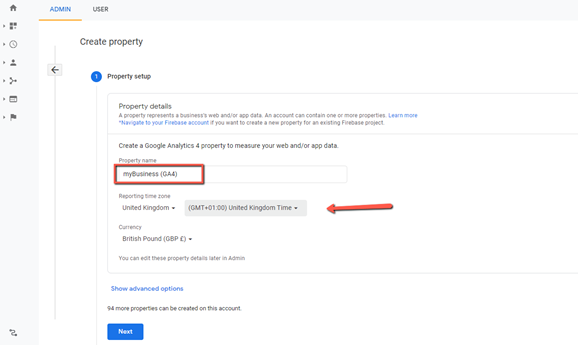 Create A Ga4 Property